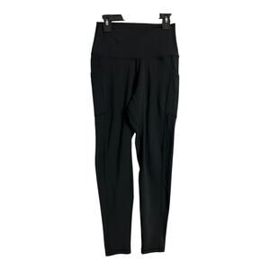 ColorfulKoala Black Athletic Pants Small Workout Athleisure Pockets Running